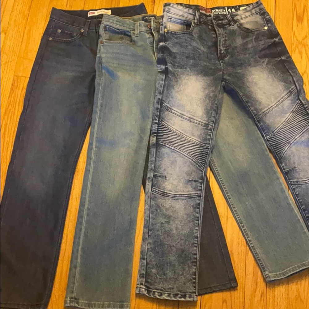 3pair of Big boys size 14 jeans! Great Condition!
